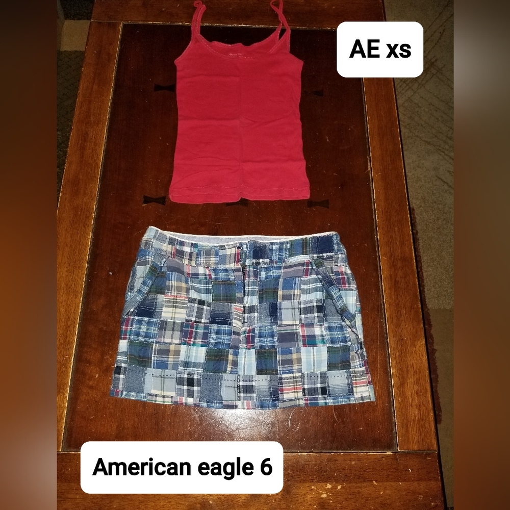2 Skirts wth 2 tops outfits